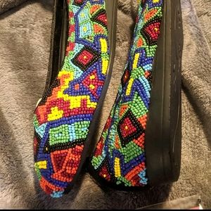 Beverly Feldman- vintage beaded flats